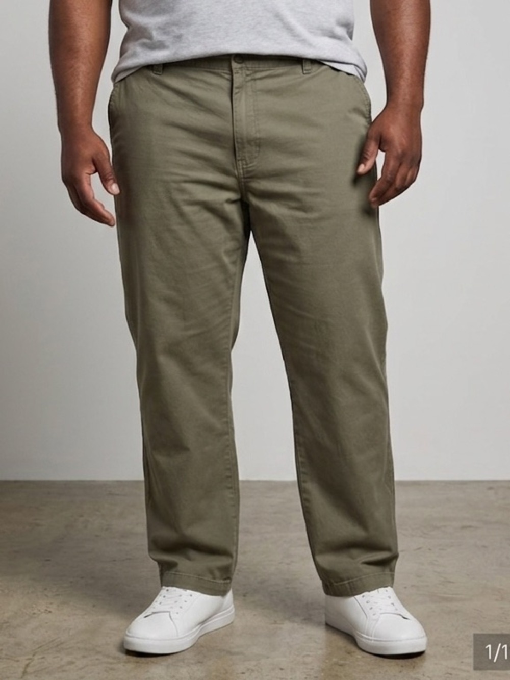 Columbia Pants Men's Olive Chino Size 44 X 32